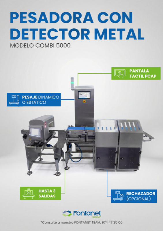 Pesadora con Detector de Metales